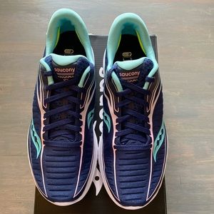 Saucony Navy and Teal Athletic Shoes